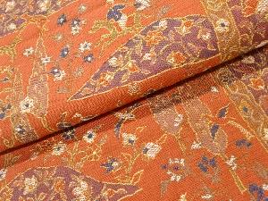狩人に動物・草花模様織出し名古屋帯 | 宗 sou::お茶道具・着物のお店